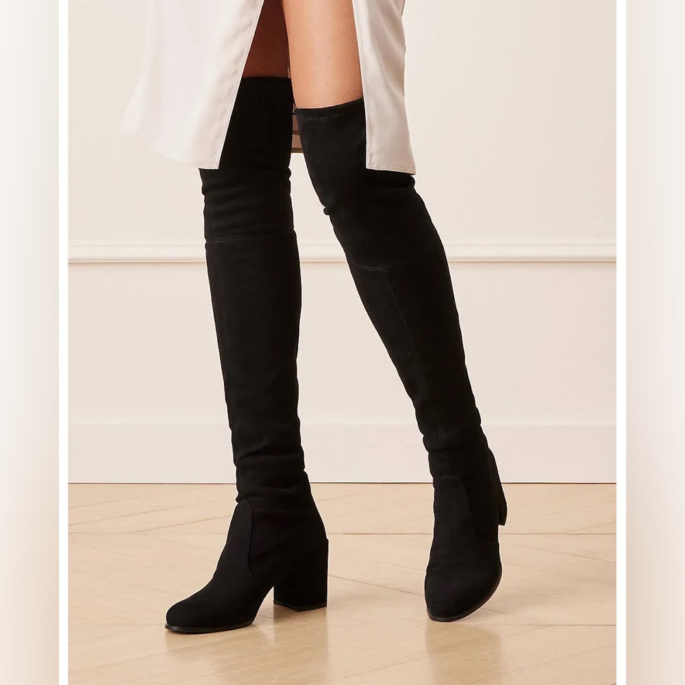 **Worn Once** Stuart Weitzman Tieland OTK Boot SZ 9M 
Retail $950 - Picture 2 of 14